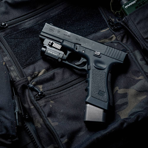 Olight - Waffenlicht mit Laservisier BALDR RL MINI - 600 lumens - Black