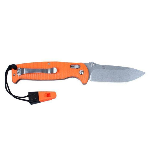 Ganzo - Klappmesser G7412P-OR-WS mit Pfeife - 440C - Orange - G7412P-OR-WS