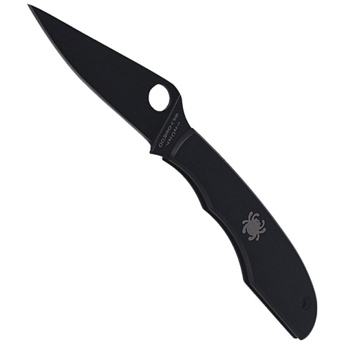 Spyderco - Messer Grasshopper - Schwarze Klinge Plain - Schwarz - C138BKP