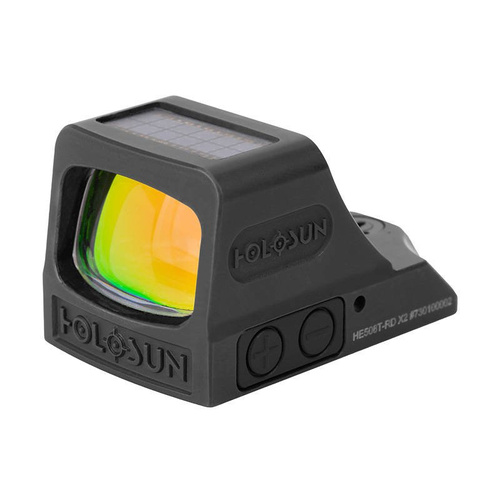 Holosun - HE508T X2 Elite Micro Red Dot - Solarpanel / Titanium
