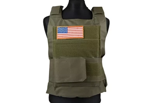 GFC Tactical - Tactical Personal Body Armor Vest - Olive - GFT-18-000888