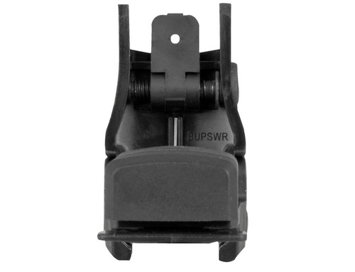 MFT - Back Up Polymer Flip Up Rear Sight - Schwarz - BUPSWR-BL