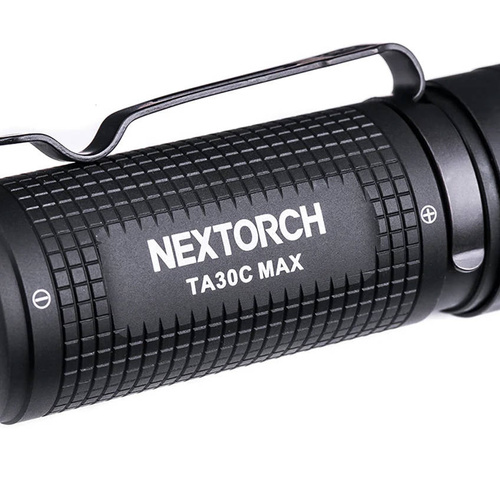 NEXTorch - LED Taschenlampe TA30C MAX - 3000 lm - Aluminium - Schwarz - TA30C MAX