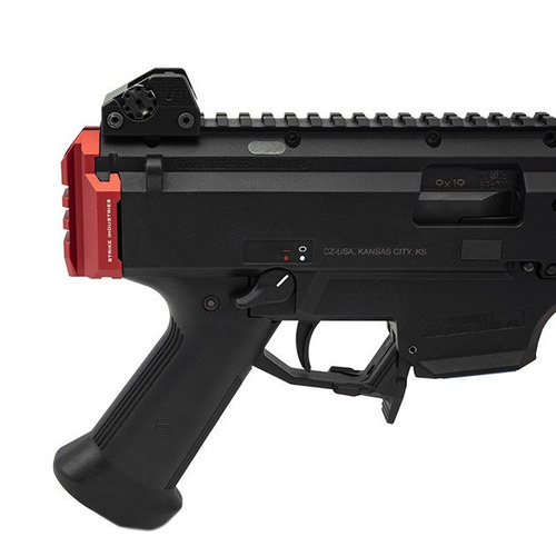 Strike Industries - Scorpion EVO3 Stock Adapter Rückenplatte - Schwarz - SI-CEVO-SA-QD-BK