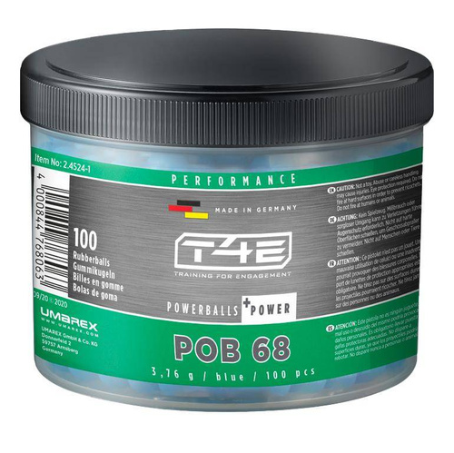 Umarex - T4E Performance POB Gummibälle - Cal. .68 - 100 Stück - 2.4524-1
