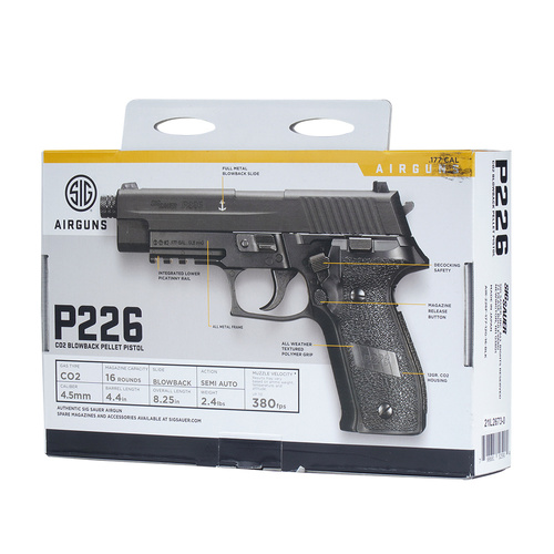 Sig Sauer - Luftpistole SIG P226® ASP - Blow Back - 4,5 mm - Schwarz