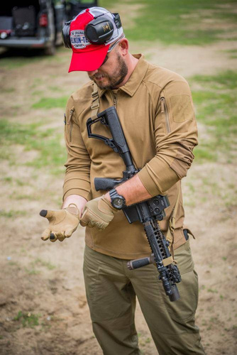 Helikon - Range Tactical Handschuhe Hard® - PenCott WildWood / Coyote - RK-RNG-PO-4511A