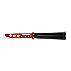 Joker - Butterfly Trainingsmesser - 3Cr13MoV - Schwarz / Rot - JKR830