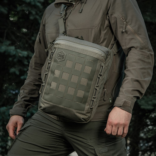 M-Tac - Laser Cut Hex Umhängetasche - Cordura - Ranger Green - 10241023