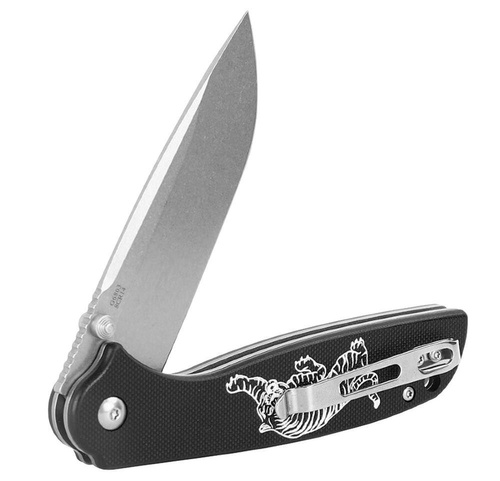 Ganzo - Klappmesser EDC - G10 - Liner Lock - Tigermotiv - G6803-TG
