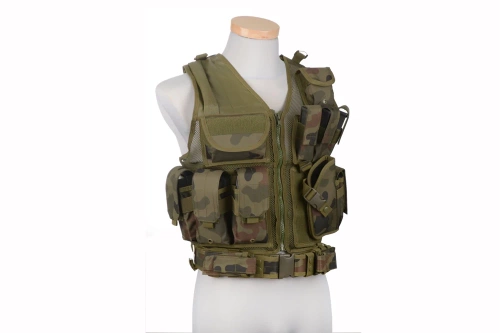 GFC Tactical - Taktische Weste KAM-39 - Polnisches Woodland - GFT-18-011415