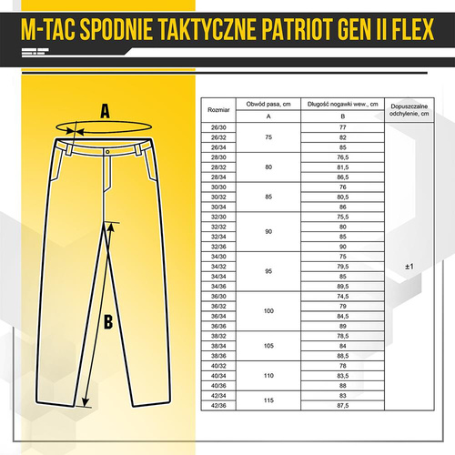 M-Tac - Patriot Gen II Flex taktische Hose - Schwarz - 20056802