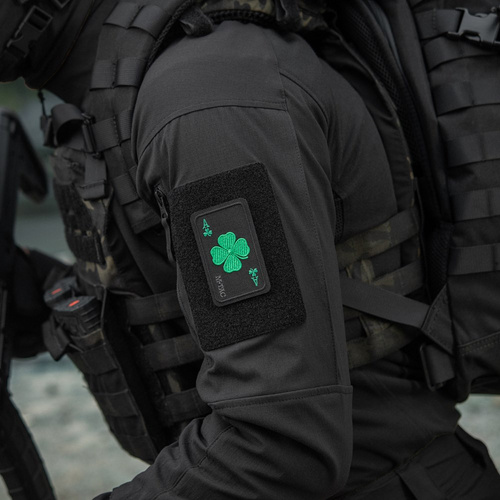 M-Tac – Lucky Card Patch – Cordura 500D – Kleeblatt – Schwarz – 51391002