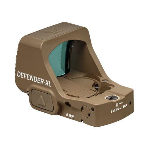 Vortex Optik - Rotes Zielfernrohr Defender XL - 5 MOA - Tan - DFXL-MRD5-T