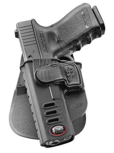Fobus - Holster für Glock 17, 19, 19X, 22, 23, 31, 32, 34, 35, 45 - Standard Paddle - Links - GLCH LH