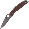 Spyderco - Endura® 4 FRN flach geschliffen braun Messer - C10FPBN