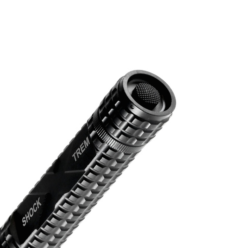 Piranha - Shock Xtrem Elektroschocker mit Taschenlampe - 8.000.000 V - Schwarz - XTREM