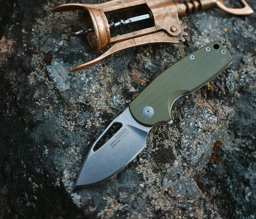SOG - Klappmesser Stout FLK - Olive Drab - 14-03-01-57