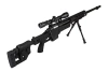 Well - ASG Sniper Rifle Replik MB4411D UPV - 6mm - Federbelastet - Zielfernrohr - Zweibein - Schwarz - WEL-03-007312