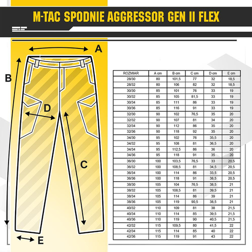 M-Tac - Taktische Hose Aggressor Gen.II Flex - Ripstop - Dunkelgrau - 20058012