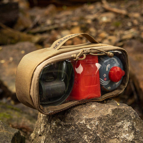 M-Tac – Elite Medium Clear Pouch – Medium - Coyote - 10147005-M