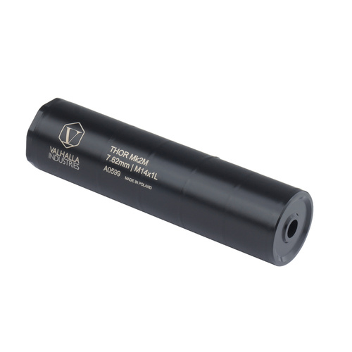 Valhalla Industries - Sound Moderator Thor Mk 2M 7.62 mm | M14x1L - Schwarz