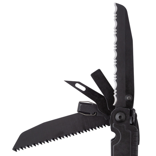 SOG - Multitool PowerAccess PA3002-CP - Edelstahl - 21 Werkzeuge + Bit-Set - Schwarz - PA3002-CP