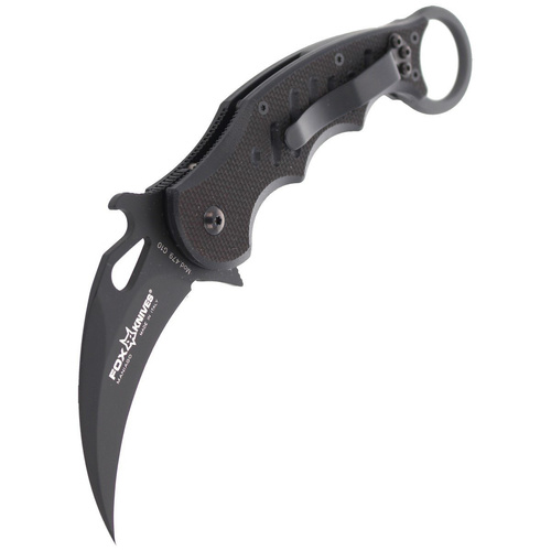 FOX - Klappmesser Karambit - Hawkbill - Schwarz - 479