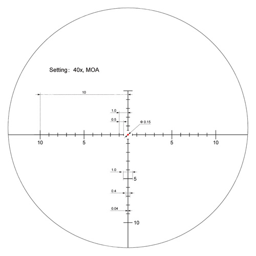 Vector Optics - Minotaur 12-60x60 GEN II - MFL - SFP - SCOL-40 