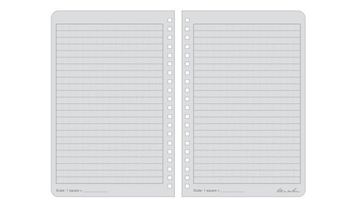 Rite in the Rain - Allwetter-Notizbuch - 4 5/8 x 7" - 873 - Grau