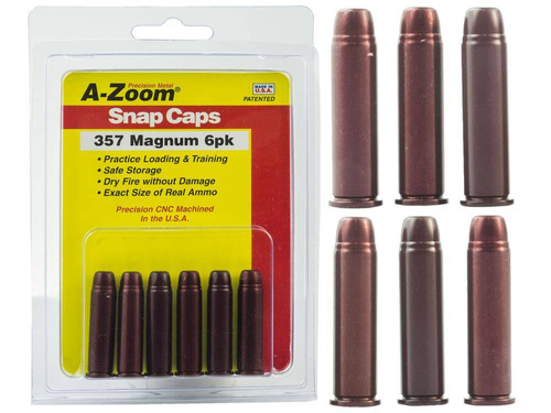 Lyman - A-Zoom Metall-Schnappkappen - .357 Magnum - 6 Stück - 16119