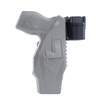 Husha - TX100P Taser Patronenholster - Für 50 mm Gürtel - Polymer - Schwarz - TASH-MD