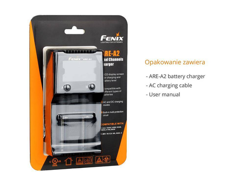 Fenix - Universelles Batterieladegerät - 9 Typen - ARE-A2