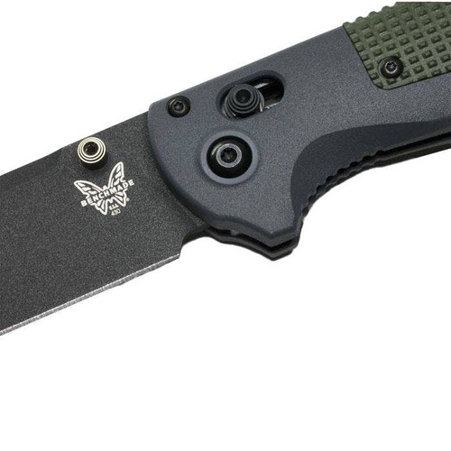 Benchmade - 430BK Redoubt Klappmesser - D2 - Grau/Grün - 430BK