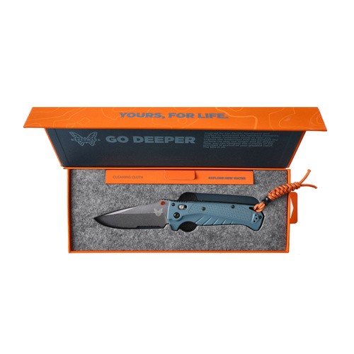 Benchmade - Klappmesser 18060S Adira - CPM MagnaCut - Blau - 18060S