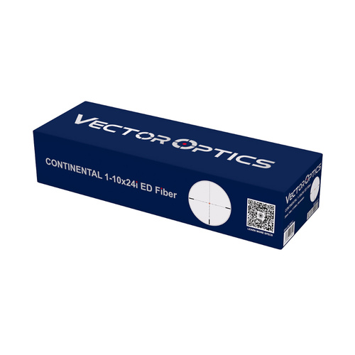 Vector Optics - LPVO Scope Continental 1-10x24i ED Fiber - SFP - G4 Fiber - Schwarz - SCOC-47