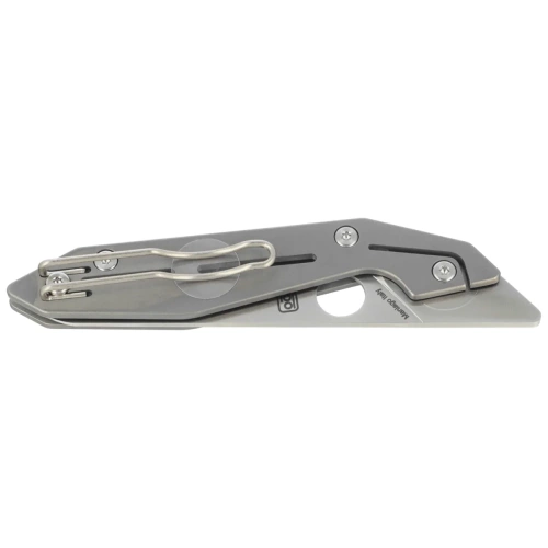 Spyderco - Nand Gray Titanium Satin Klappmesser - M398 - Grau - C270TIP