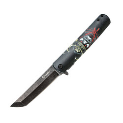 Ganzo - EDC-Klappmesser - 440 Edelstahl - Schwarz - G626-BS