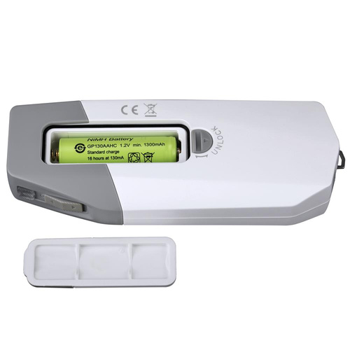  Fenix ​​​​- Wiederaufladbare LED-Taschenlampe E-Star - 100 lm - Weiß / Grau - E-STAR