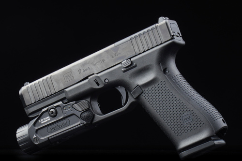 Holosun - Taktische Waffen-Taschenlampe Dual - 17.000 cd - IR/Grüner Laser - Schwarz - P.ID Dual