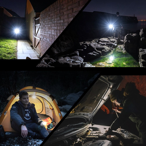 Fenix ​​​​- E03R V2.0 LED-Taschenlampe mit 400-mAh-Akku – 500 lm – Grau – E03R V2.0 Grau