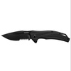 Kershaw - EDC-Klappmesser Lateral Black Serrated - 8Cr13MoV - Schwarz - 1645BLKST