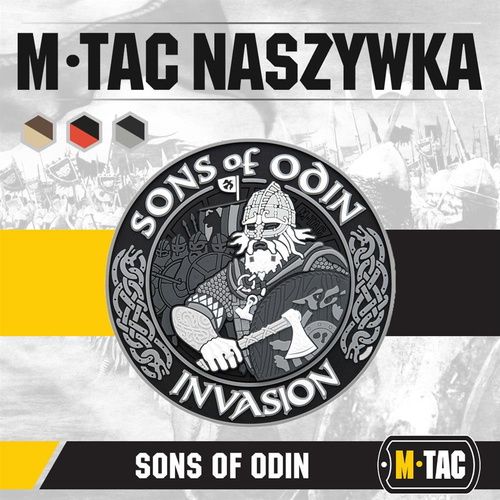 M-Tac - 3D PVC Aufnäher Sons of Odin - Schwarz/Grau - 51137211
