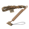 Cetacea Tactical - Einfache Kleidung Mini-Coil Lanyard - Coyote Braun - TA-PCO-COY