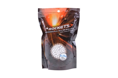 Raketen - Profi BB's - 0,25 g - 0,5 kg - Weiß - ROC-16-002047 - 0.25 g BBs