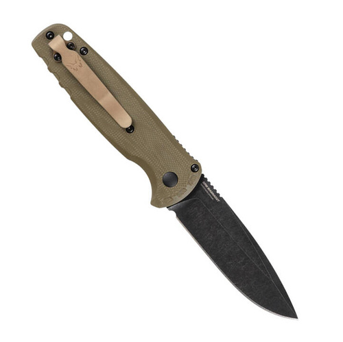 Benchmade - 4300BK-02 CLA Taktisches Messer - CPM MagnaCut - Schwarz / Braun - 4300BK-02