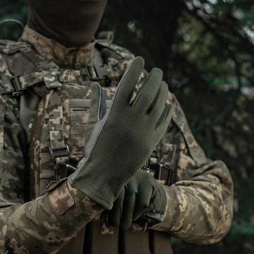 M-Tac - Nomex Sport Leather Taktische Handschuhe - Olive - 90317001