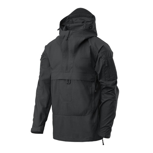 Helikon - Anorakjacke Tracer - Polycotton Stretch Ripstop - Schwarz - KU-TRR-SP-01