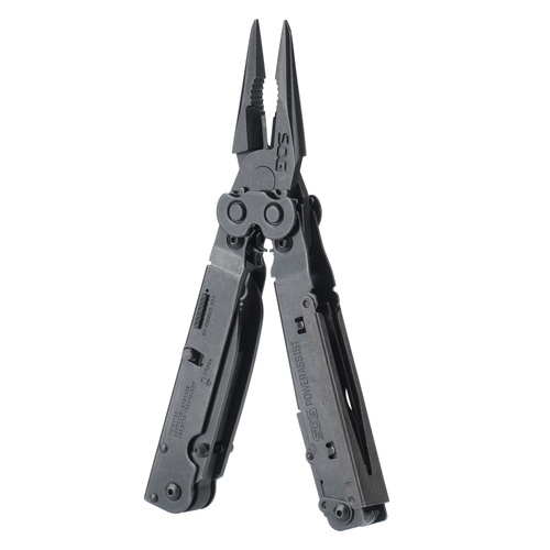 SOG - Multitool PowerAssist B66N-CP - 420 - 16 Werkzeuge - Schwarz - B66N-CP