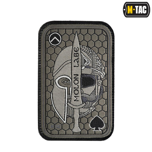 M-Tac - Moralabzeichen Molon Labe Ace - Jacquard - Olive - 51126001